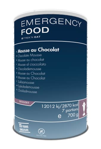 Katadyn Emergency Food Mousse au Chocolat, Notvorrat beim Campen, Trekking, etc. Stärkend und nährend. ALL NATURAL 1,2l Dose von Katadyn Deutschland GmbH