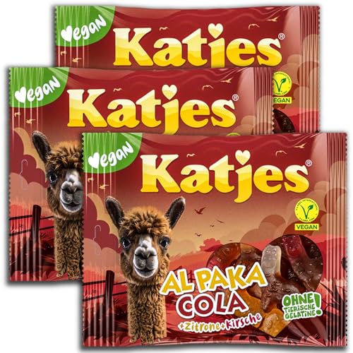 3 er Pack Katjes Al Paka Cola+Zitrone+Kirsche 175g 3 er Pack Katjes Al Paka Cola+Zitrone+Kirsche 175g von Katjes