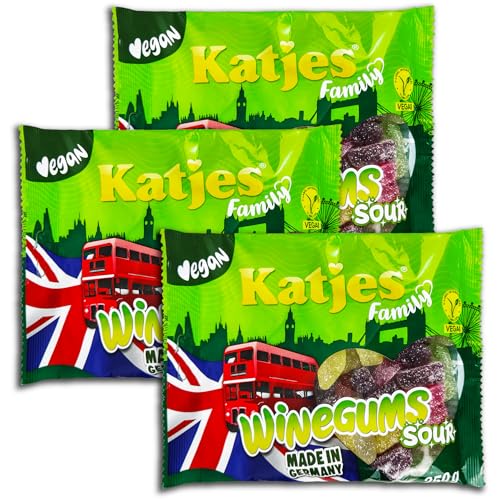 3 er Pack Katjes Family XL Winegums Sour 3 x 250 g 3 er Pack Katjes Family XL Winegums Sour 3 x 250 g von Katjes