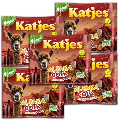 5 er Pack Katjes Al Paka Cola+Zitrone+Kirsche 5 x 175g 5 er Pack Katjes Al Paka Cola+Zitrone+Kirsche 5 x 175g von Katjes