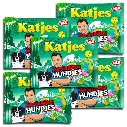 5 er Pack Katjes Martin Rütter Hundjes Fruchtgummi 5 x 75g 5 er Pack Katjes Martin Rütter Hundjes Fruchtgummi 5 x 75g von Katjes