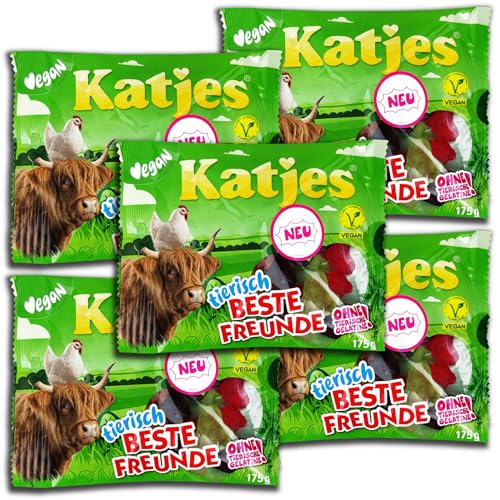 5 er Pack Katjes Tierisch beste Freunde 5 x 175g 5 er Pack Katjes Tierisch beste Freunde 5 x 175g von Katjes