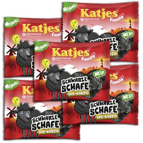5 er Pack Katjes XXL Family Schwarze Schafe Süß-Würzig 5 x 250g 5 er Pack Katjes XXL Family Schwarze Schafe Süß-Würzig 5 x 250g von Katjes