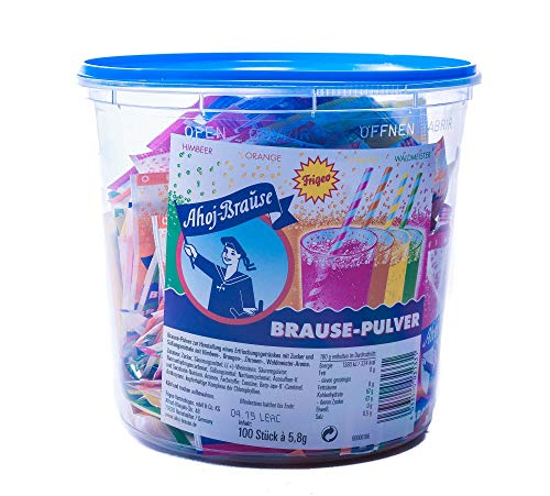 Frigeo Ahoj Brause-Pulver in 4 Sorten, 100 Beutel, 580 g von Frigeo Ahoj-Brause