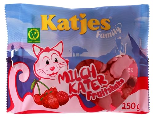 Katjes Family Milchkater Fruitshake Fruchtgummi, 18er Pack (18 x 250g) von Katjes