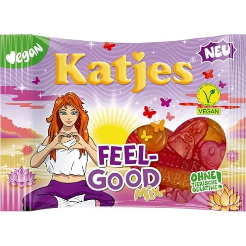 Katjes Feel-Good Mix Fruchtgummi vegan, 22er Pack (22 x 175g) von Katjes