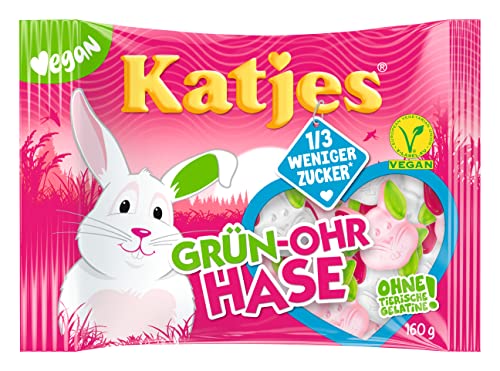 Katjes Grün-Ohr Hase Fruchtgummi, vegan, 160 g Katjes Grün-Ohr Hase Fruchtgummi, vegan, 160 g von Katjes
