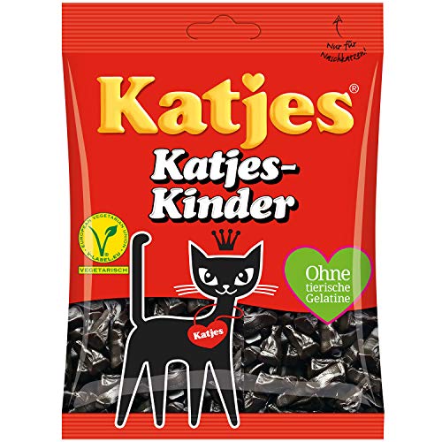 Katjes Katjes-Kinder Harte Lakritz-Kätzchen (vegetarisch), 200 g von Katjes