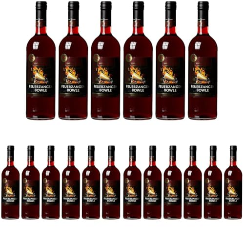 Katlenburger Feuerzangenbowle, süßer Punsch aus Fruchtwein mit Rum- und Orangengeschmack 6 x 0,75l (Packung mit 3) von Katlenburger