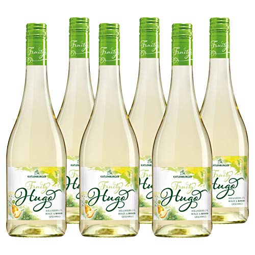 KATLENBURGER - Fruity Hugo Birne | Erfrischendes Sommergetränk auf Basis von hochwertigem Fruchtwein. Inhalt: 6 x 0,75l mit 7% vol. von Katlenburger