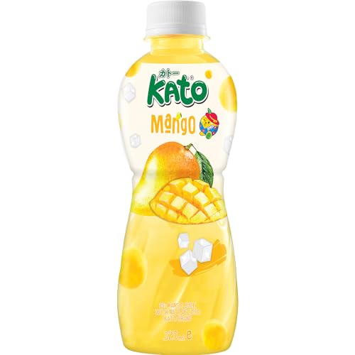 KATO - Mango Saft mit Nata De Coco - Multipack (24 X 320 ML) von Kato