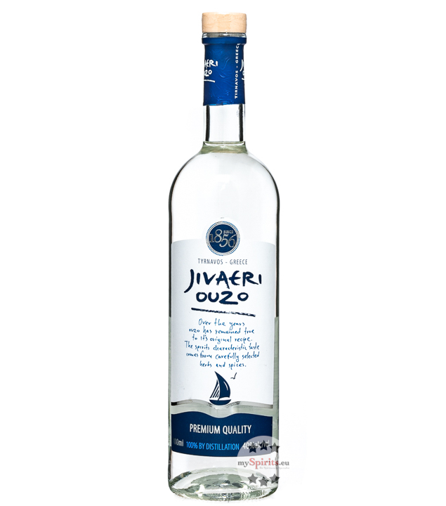 Jivaeri Ouzo (40 % vol, 0,7 Liter) von Katsaros Distillery