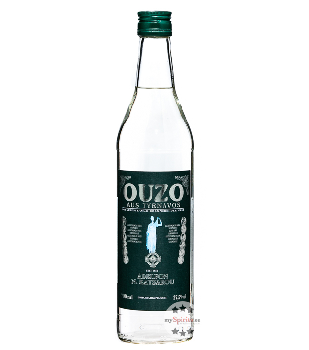Ouzo Tirnavou (37,5 % vol, 0,7 Liter) von Katsaros Distillery