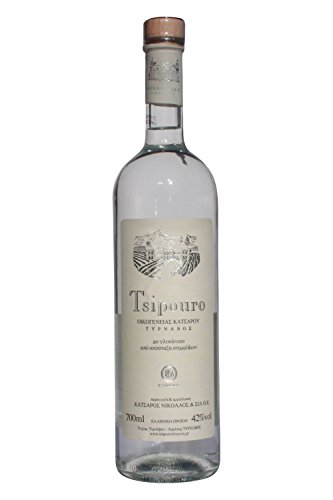 Tsipouro Tirnavou mit Anis 42% 0,7l - Griechischer Tresterbrand - Katsaros Distillery seit 1856 von Katsaros Nikolaos & Co