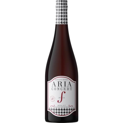 "Aria Concert" Merlot Rotwein trocken PGI 13% (2023) von Katsaros