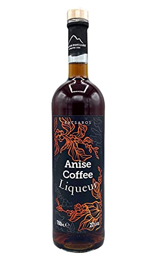 Kaffee Ouzo (Coffee Anise) Likör 22% 0,7l Katsaros Distillery | Älteste Ouzo Destillerie der Welt von Katsaros