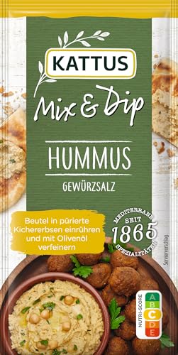 Kattus - Hummus Würzmischung | Gewürzmischung für selbstgemachtes Hummus | Ohne Geschmacksverstärker, ohne Farbstoffe | 7 g im Beutel Kattus - Hummus Würzmischung | Gewürzmischung für selbstgemachtes Hummus | Ohne Geschmacksverstärker, ohne Farbstoffe | 7 g im Beutel von Kattus