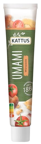 Kattus - Umamipaste | Universal Würzpaste | Intensiviert den Eigengeschmack der Zutaten | 70 g in der wiederverschließbaren Tube Kattus - Umamipaste | Universal Würzpaste | Intensiviert den Eigengeschmack der Zutaten | 70 g in der wiederverschließbaren Tube von Kattus