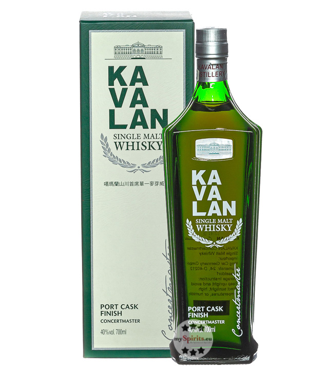 Kavalan Concertmaster Port Cask Finish Single Malt Whisky (40 % Vol., 0,7 Liter) von Kavalan Distillery
