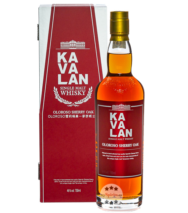 Kavalan Oloroso Sherry Oak Single Malt Whisky (46 % Vol., 0,7 Liter) von Kavalan Distillery