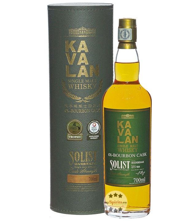 Kavalan Solist Ex-Bourbon Single Malt Whisky (57,1 % Vol., 0,7 Liter) von Kavalan Distillery
