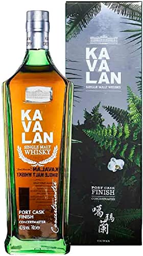 Kavalan CONCERTMASTER Port Cask Finish Festif Edition 40% Vol. 0,7l in Geschenkbox von Kavalan