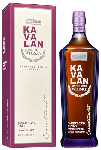 Kavalan CONCERTMASTER Single Malt Sherry Cask Finish Whisky (1 x 0.7 l) von Kavalan