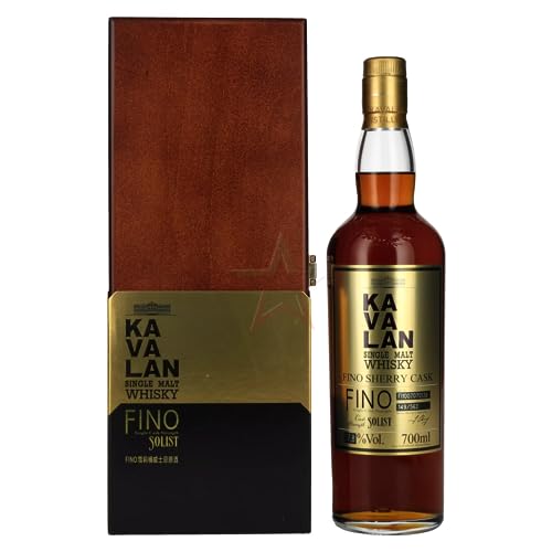 Kavalan SOLIST FINO SHERRY CASK Single Malt Whisky in Holzkiste 57,80% 0,70 Liter von Kavalan