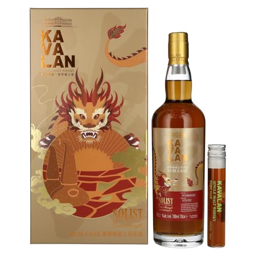 Kavalan Solist 2024 Dragon Exclusive Edition Rum Cask 0,7 Liter 52,4% Vol. Kavalan Solist 2024 Dragon Exclusive Edition Rum Cask 0,7 Liter 52,4% Vol. von Kavalan
