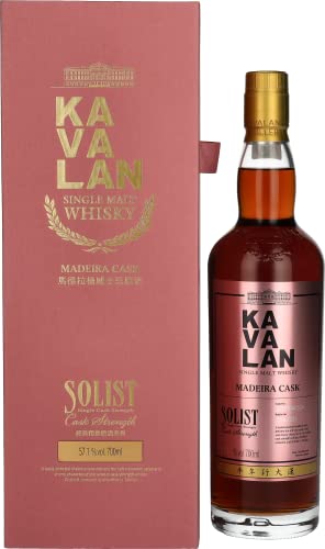 Kavalan SOLIST Single Malt Whisky OX MADEIRA CASK Single Cask Strength 57,1% Vol. 0,7l in Geschenkbox von Kavalan