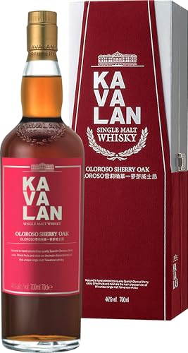 Kavalan Single Malt Whisky Sherry Oak 46% vol, 700ml von Kavalan