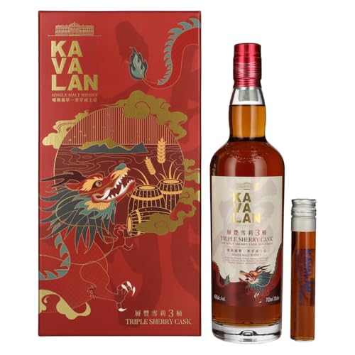 Kavalan Solist 2024 Dragon Exclusive Edition Triple Sherry Cask 0,7 Liter 40% Vol. von Kavalan