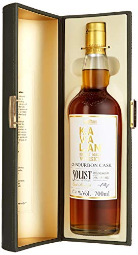 Kavalan Solist Single Malt Bourbon Cask mit Geschenkverpackung Whisky (1 x 0.7 l) von Kavalan