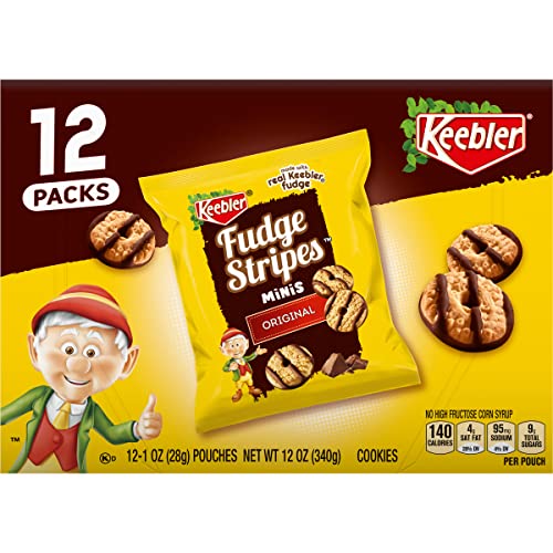 Keebler On-The-Go Fudge Stripes Cookies, 340 ml, 12 Stück von Keebler