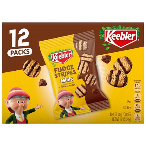 Keebler On-The-Go Fudge Stripes Cookies, 340 ml, 12 Stück von Keebler