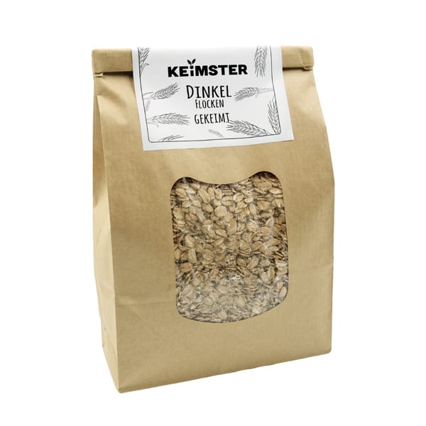 Gekeimte Bio-Dinkelflocken - 1 kg Gekeimte Bio-Dinkelflocken - 1 kg von Keimster