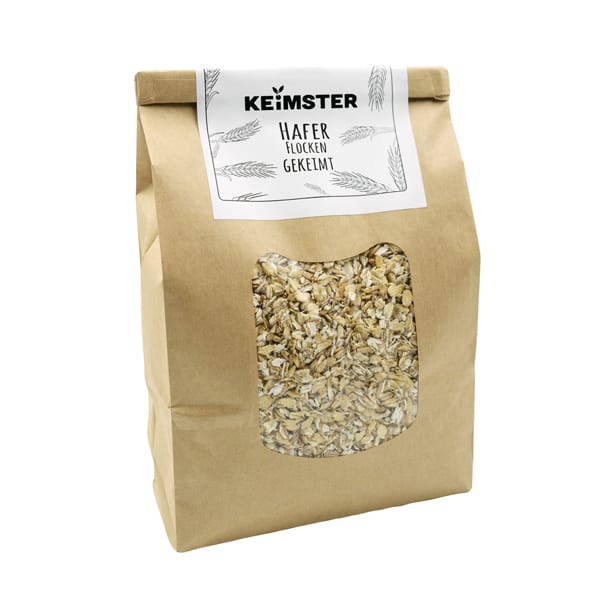 Gekeimte Bio-Haferflocken - 1 kg Gekeimte Bio-Haferflocken - 1 kg von Keimster