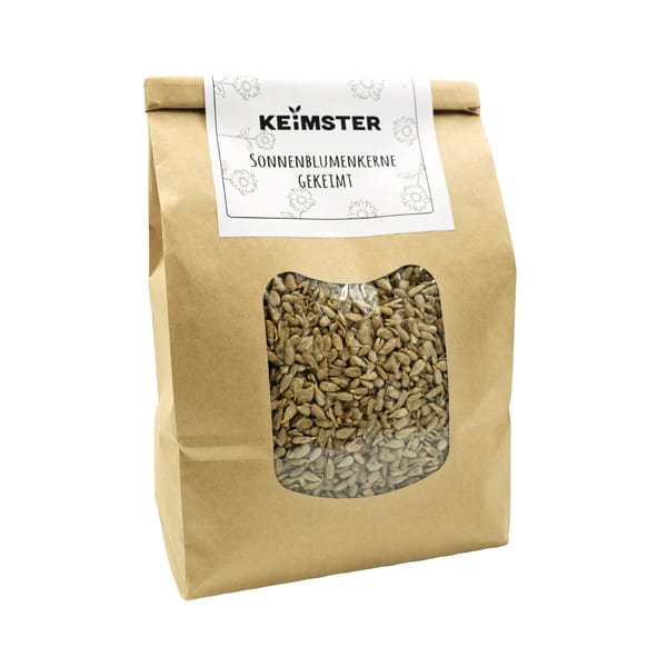 Gekeimte Bio-Sonnenblumenkerne - 1 kg Gekeimte Bio-Sonnenblumenkerne - 1 kg von Keimster