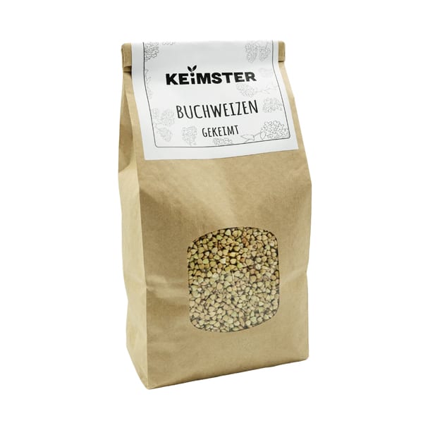 Gekeimter Bio-Buchweizen in Rohkostqualität - 1 kg Gekeimter Bio-Buchweizen in Rohkostqualität - 1 kg von Keimster
