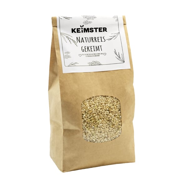 Gekeimter Bio-Naturreis in Rohkostqualität - 1 kg Gekeimter Bio-Naturreis in Rohkostqualität - 1 kg von Keimster