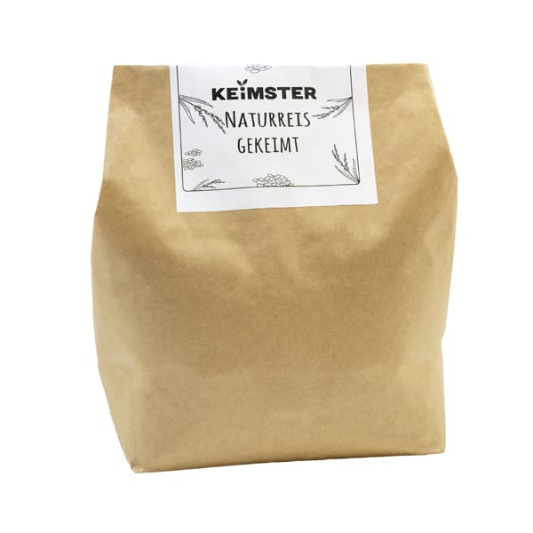 Gekeimter Bio-Naturreis in Rohkostqualität - 2,5 kg Gekeimter Bio-Naturreis in Rohkostqualität - 2,5 kg von Keimster