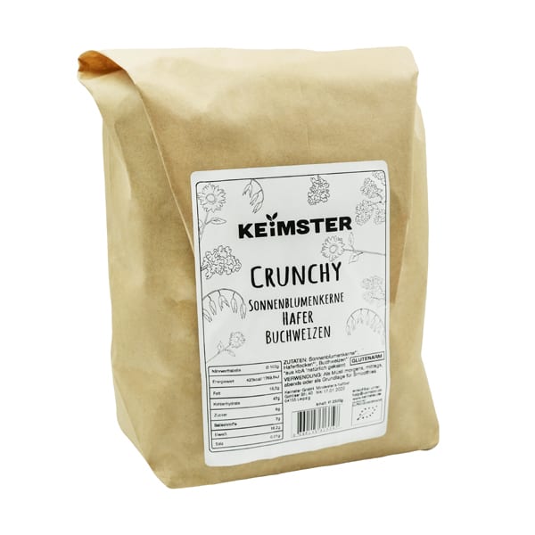 Gekeimtes Crunchy Bio-Müsli - 2 kg - Keimster Gekeimtes Crunchy Bio-Müsli - 2 kg - Keimster von Keimster