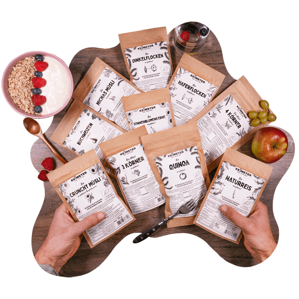 Keimster Probierpaket Klein - 700 g - Keimster - 1,57 € / 100 g Keimster Probierpaket Klein - 700 g - Keimster - 1,57 € / 100 g von Keimster