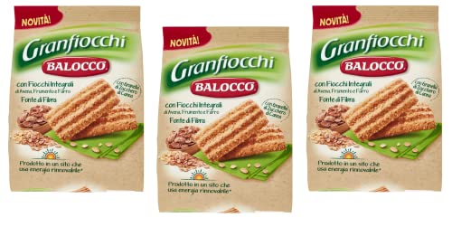 Balocco Kekse Granfiocchi 700g italienisches Gebäck Plätzchen Balocco 3er Pack (3 x 700g) italienisches Gebäck Plätzchen von Kekse