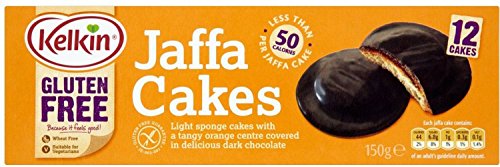 Kelkin Gluten Free Jaffa Cakes (150g) - Packung mit 2 von Kelkin