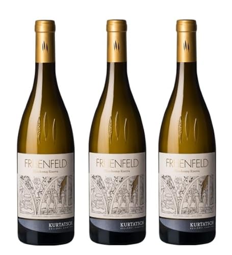3x 0,75l - 2021er - Kellerei Cantina Kurtatsch - Freienfeld - Chardonnay Riserva - Alto Adige D.O.P. - Südtirol - Italien - Weißwein trocken 3x 0,75l - 2021er - Kellerei Cantina Kurtatsch - Freienfeld - Chardonnay Riserva - Alto Adige D.O.P. - Südtirol - Italien - Weißwein trocken von Kellerei Cantina Kurtatsch
