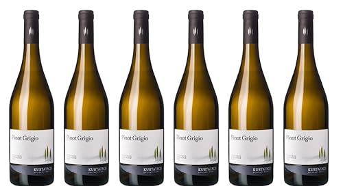 6x 0,75l - 2023er - Kellerei Cantina Kurtatsch - Pinot Grigio - Alto Adige D.O.P. - Südtirol - Italien - Weißwein trocken 6x 0,75l - 2023er - Kellerei Cantina Kurtatsch - Pinot Grigio - Alto Adige D.O.P. - Südtirol - Italien - Weißwein trocken von Kellerei Cantina Kurtatsch