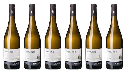 6x 0,75l - Kellerei Cantina Kurtatsch - Pinot Grigio - Alto Adige D.O.P. - Südtirol - Italien - Weißwein trocken von Kellerei Cantina Kurtatsch