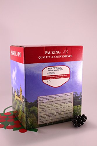 Merlot del Veneto 11,5% 5 lt. Bag in Box - Kellerei Parol Vini Merlot del Veneto 11,5% 5 lt. Bag in Box - Kellerei Parol Vini von Kellerei Parol Vini