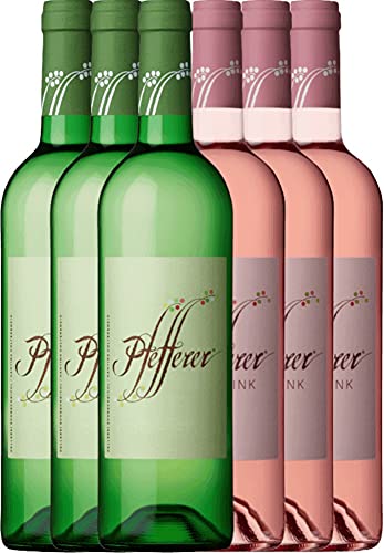 VINELLO 6er Kennenlernpaket Schreckbichl - Pfefferer - Kellerei Schreckbichl mit einem VINELLO.weinausgießer | trockener Wein | italienische Weine aus Trentino-Alto Adige | 6 x 0,75 Liter VINELLO 6er Kennenlernpaket Schreckbichl - Pfefferer - Kellerei Schreckbichl mit einem VINELLO.weinausgießer | trockener Wein | italienische Weine aus Trentino-Alto Adige | 6 x 0,75 Liter von Kellerei Schreckbichl